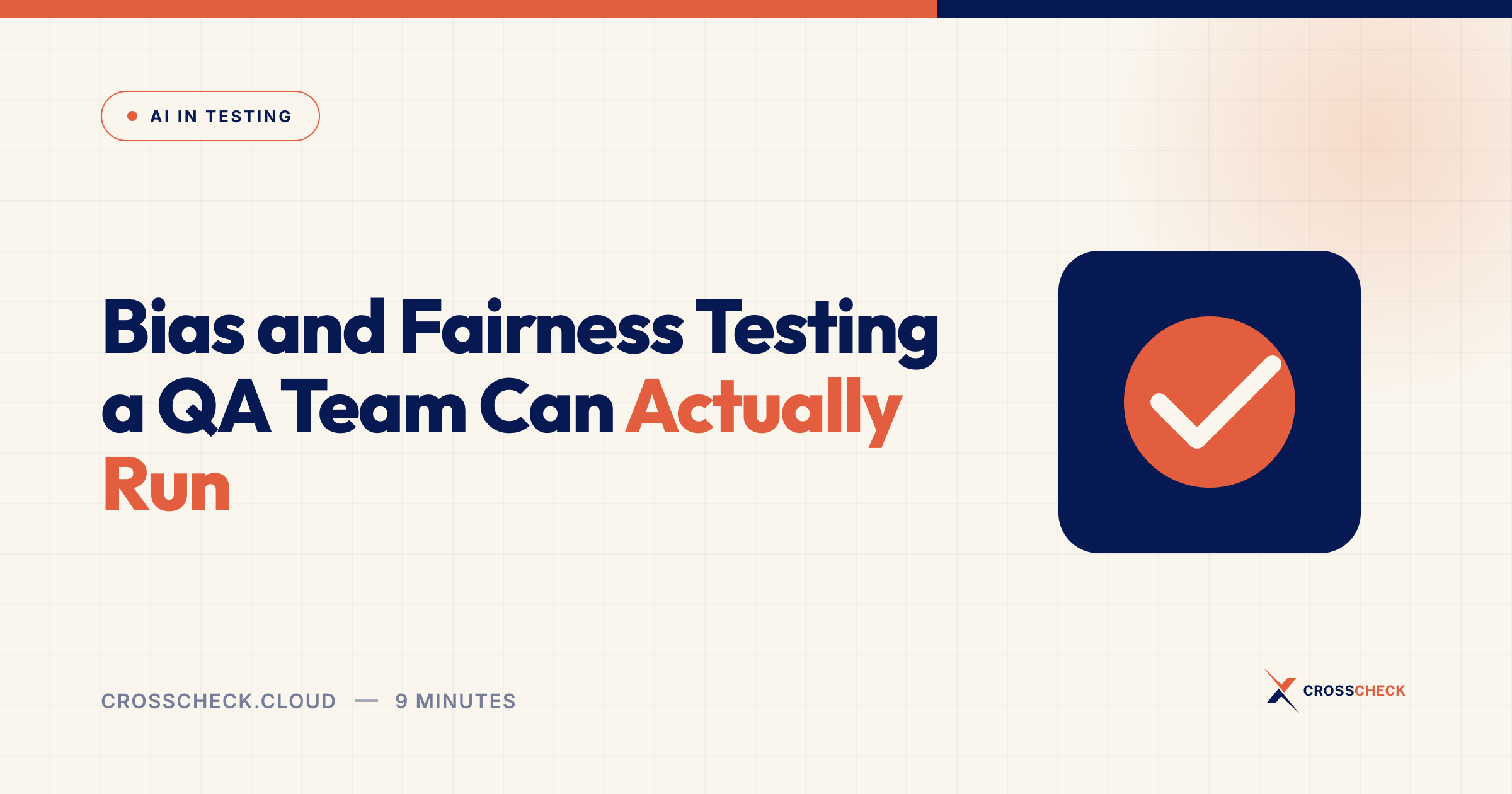 Bias and Fairness Testing a QA Team Can Actually Run