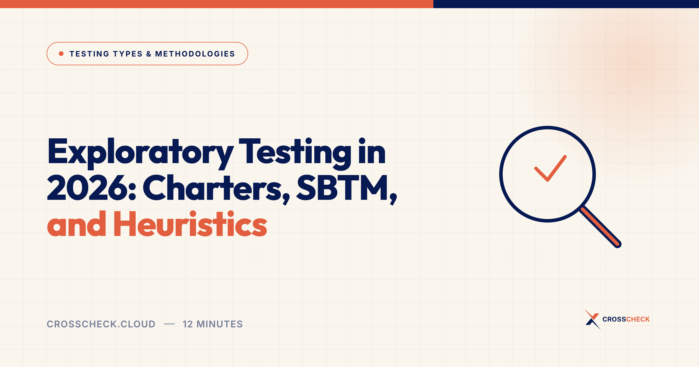 Exploratory Testing in 2026: Charters, SBTM, and Heuristics