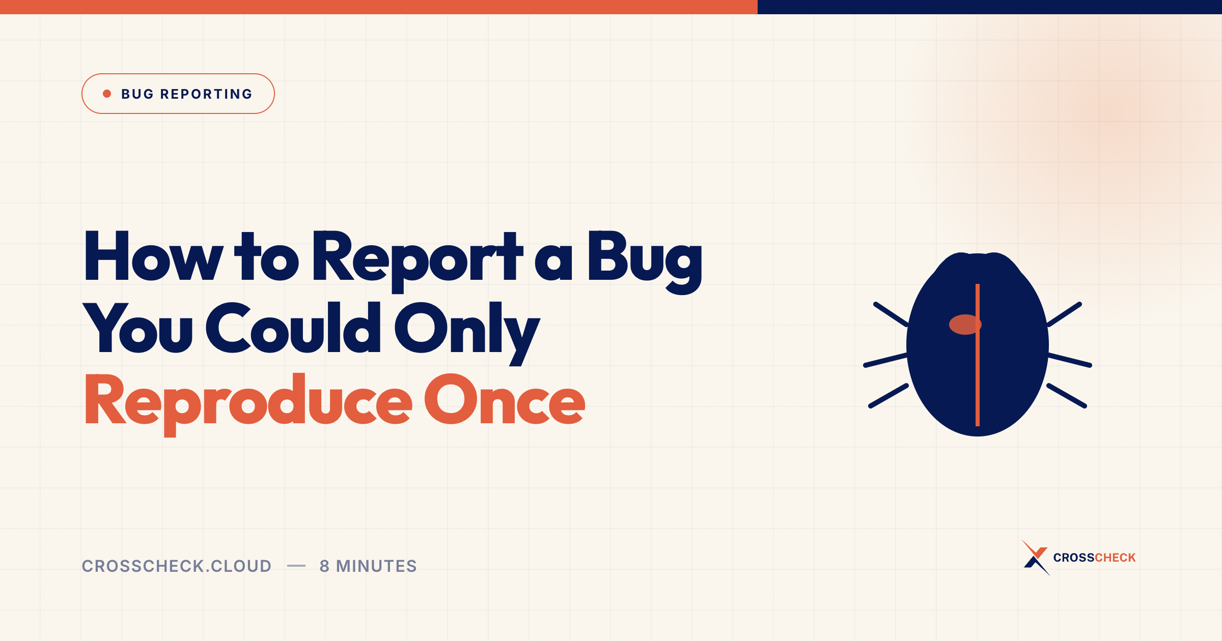 How to Report a Bug You Could Only Reproduce Once