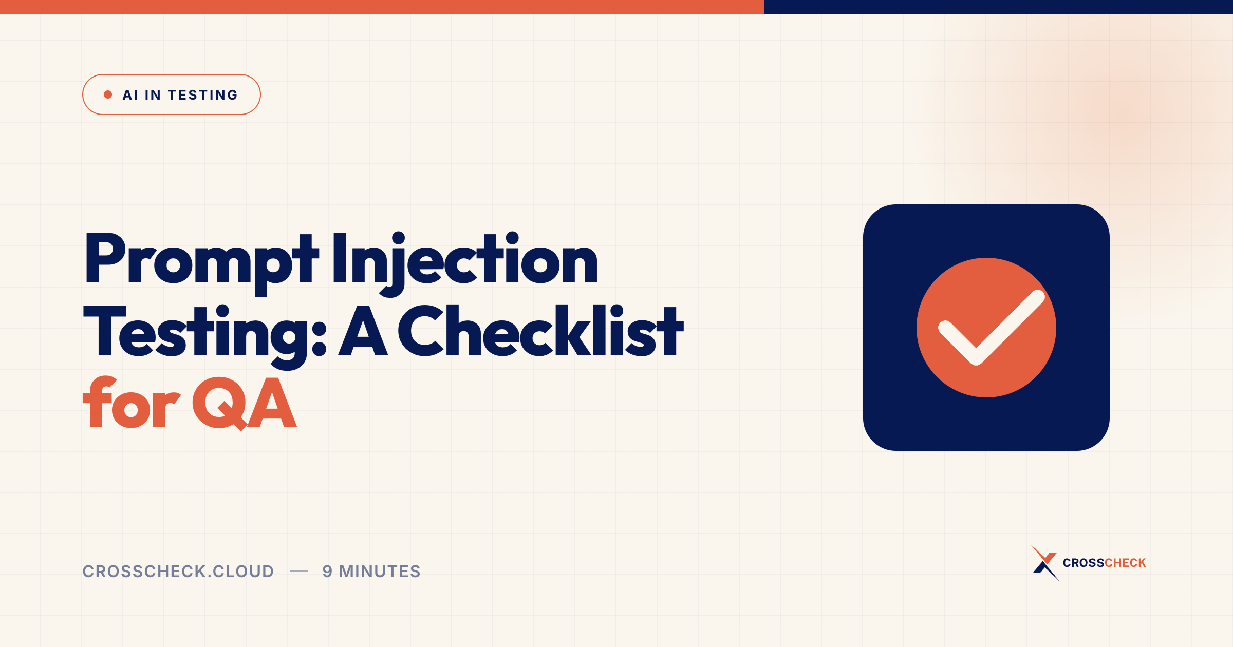 Prompt Injection Testing: A Checklist for QA