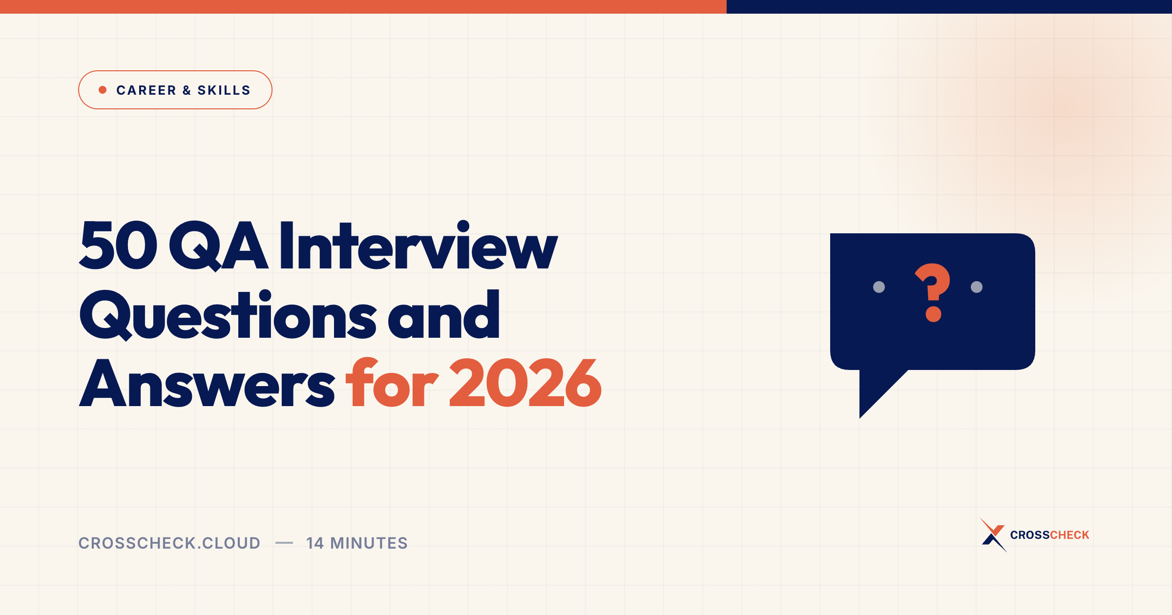50 QA Interview Questions and Answers for 2026