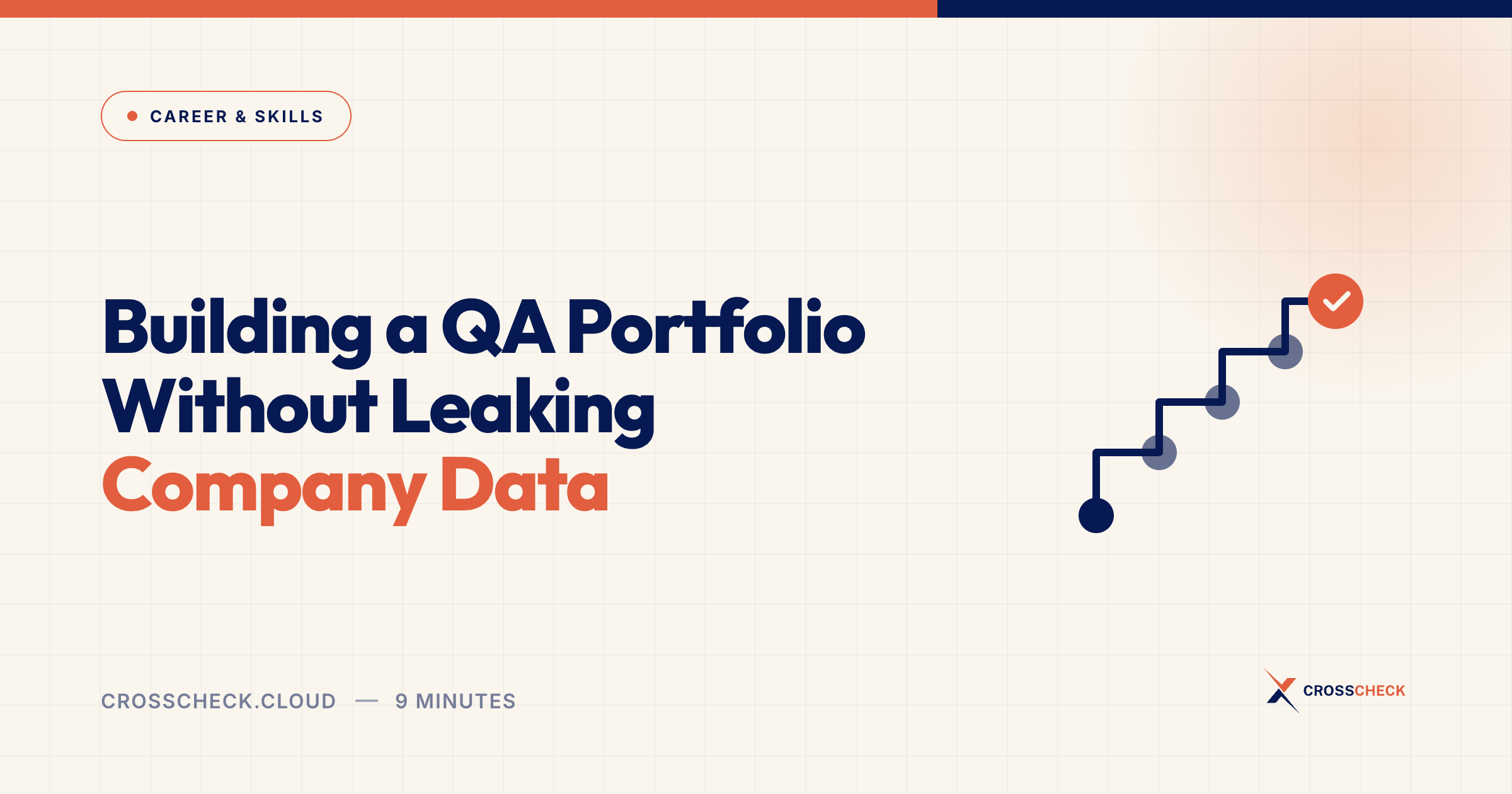 Building a QA Portfolio Without Leaking Company Data