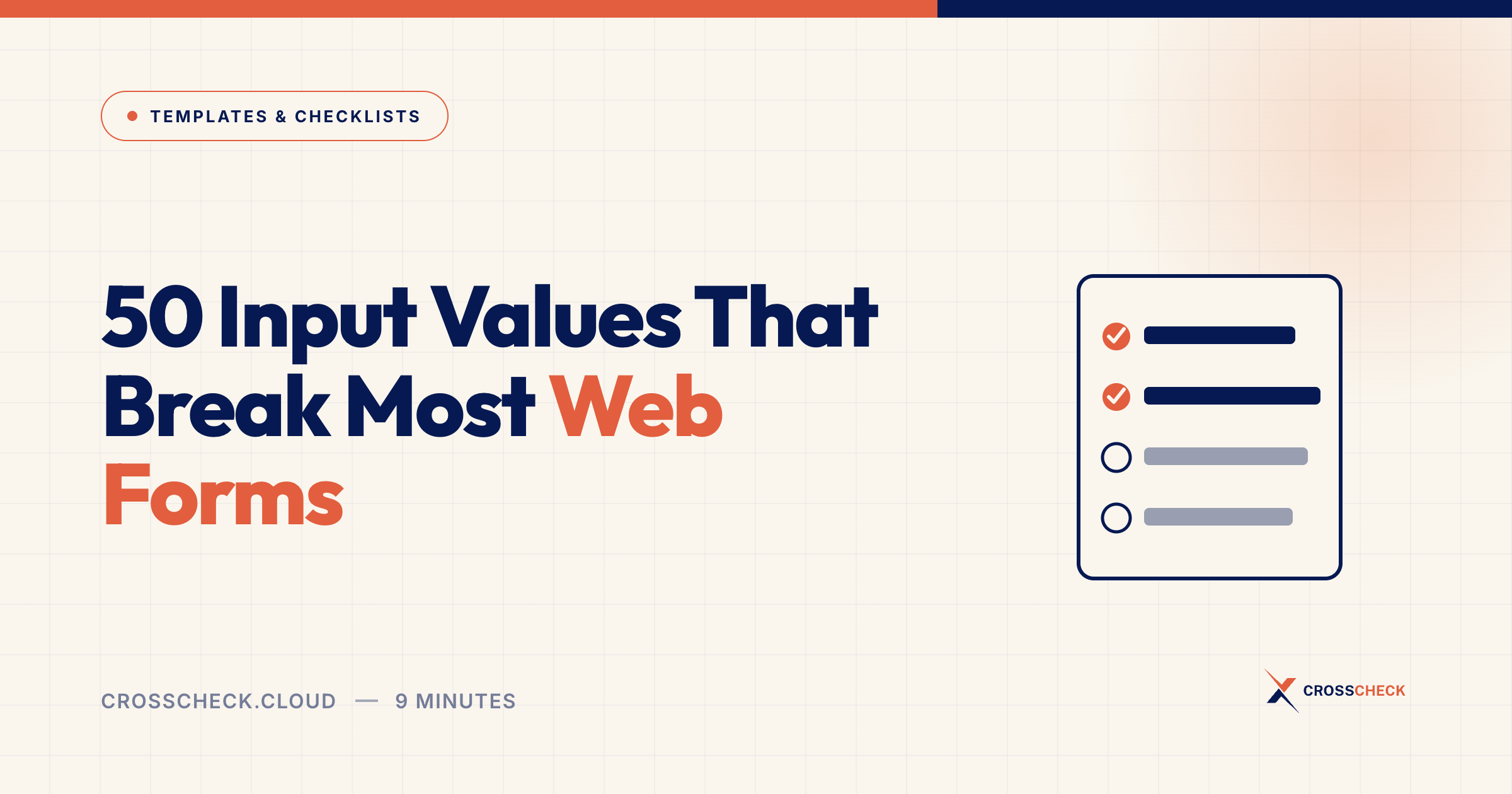 50 Input Values That Break Most Web Forms