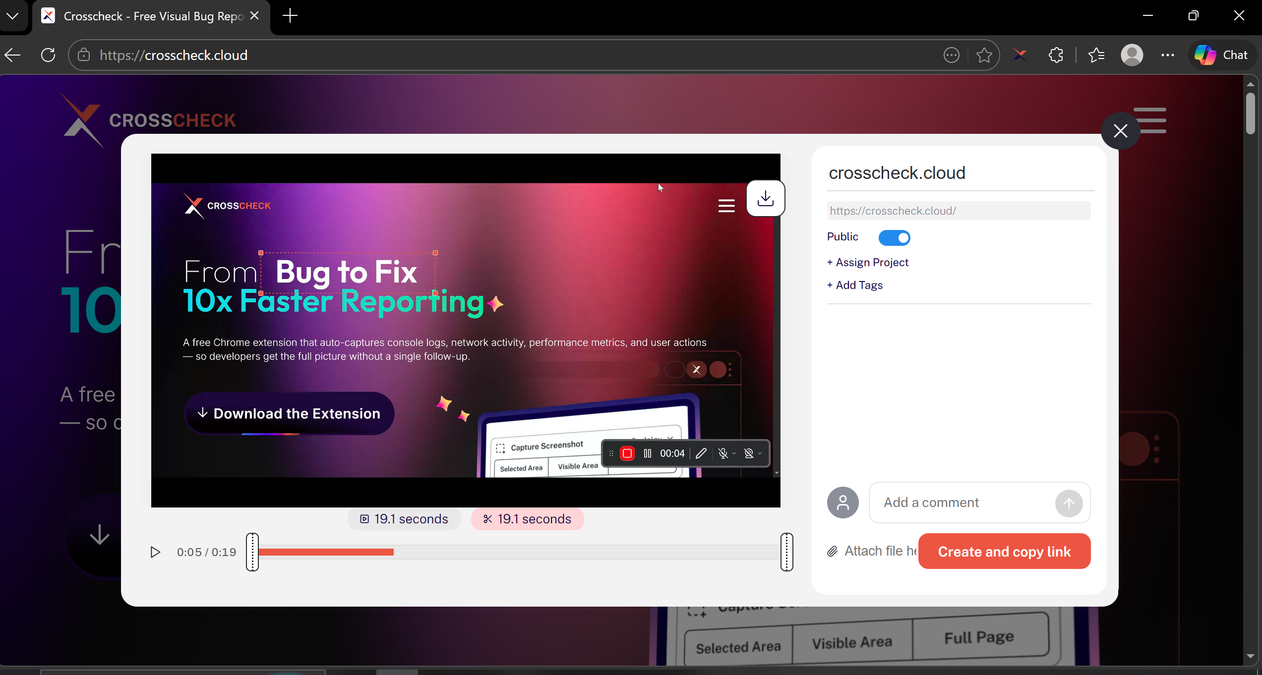 Trim interface for recordings